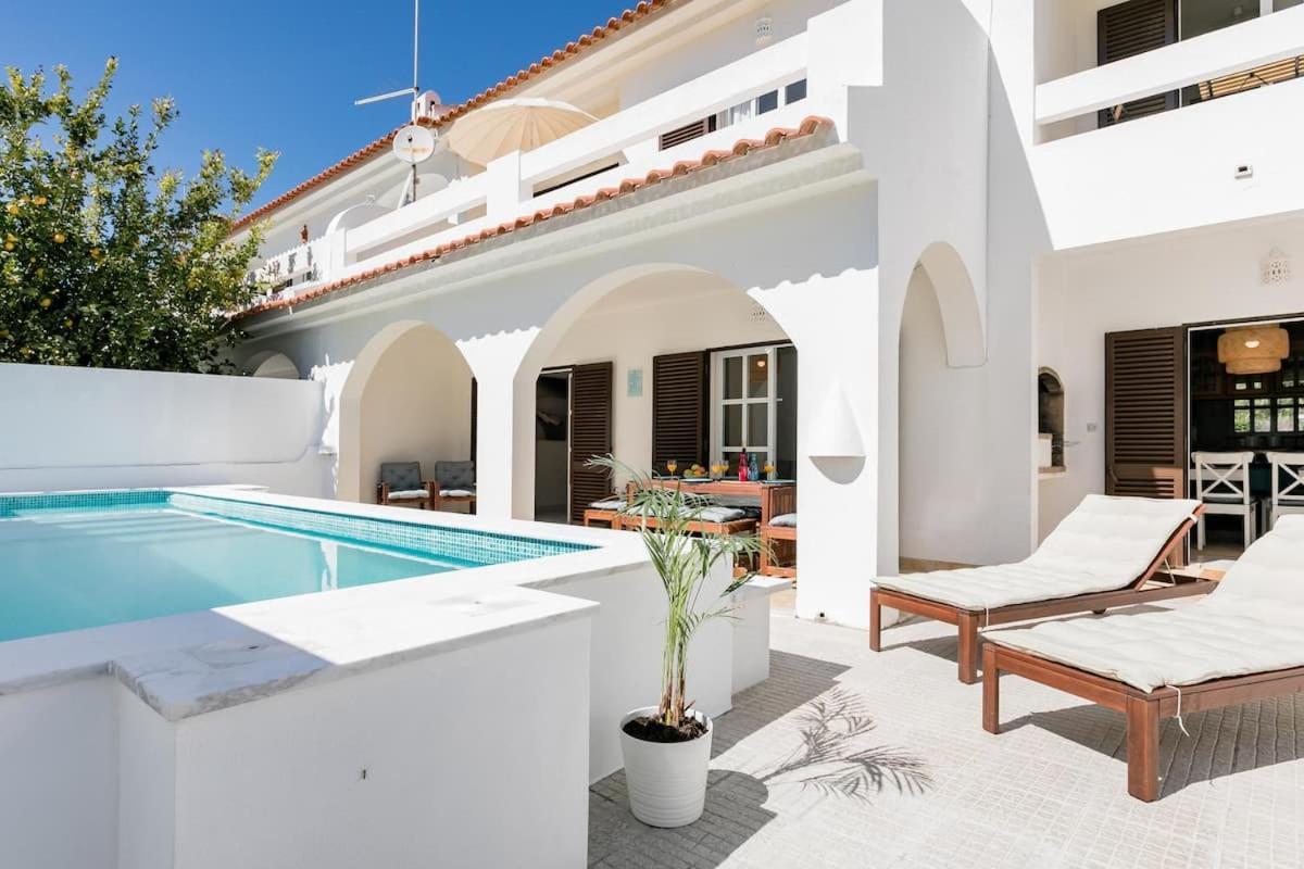Beachfront Villa With Private Pool In Manta Rota Vila Nova de Cacela Exterior foto